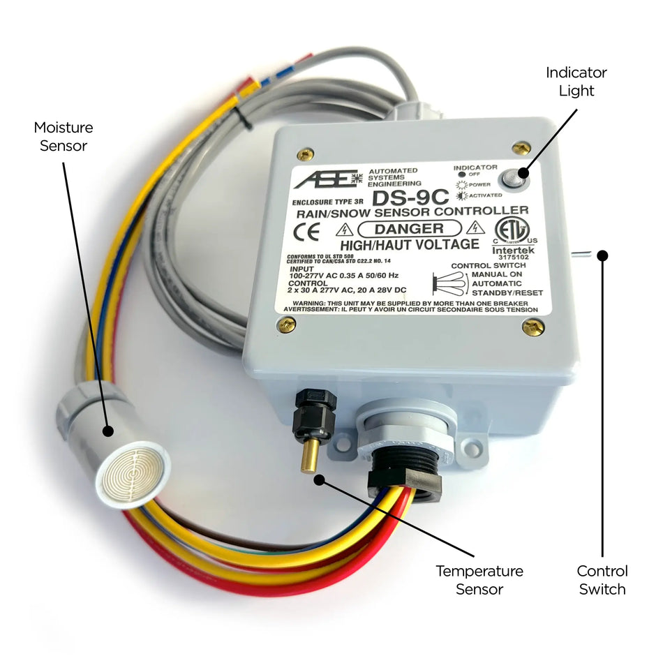 Dual Heat Tape Controller with Sensor (DS9-C)