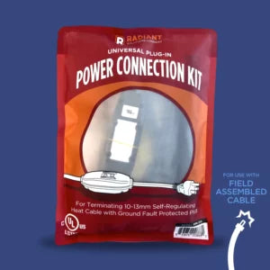 Heat Cable Plug-In Connection Kit 120V