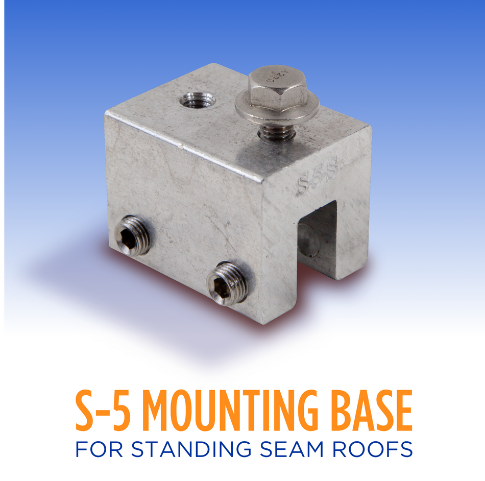 S5 Standing Seam Roof Mounting Base Clamp