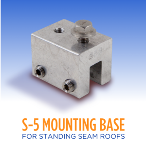 S5 Standing Seam Roof Mounting Base Clamp